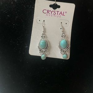 Sterling silver turquoise earring